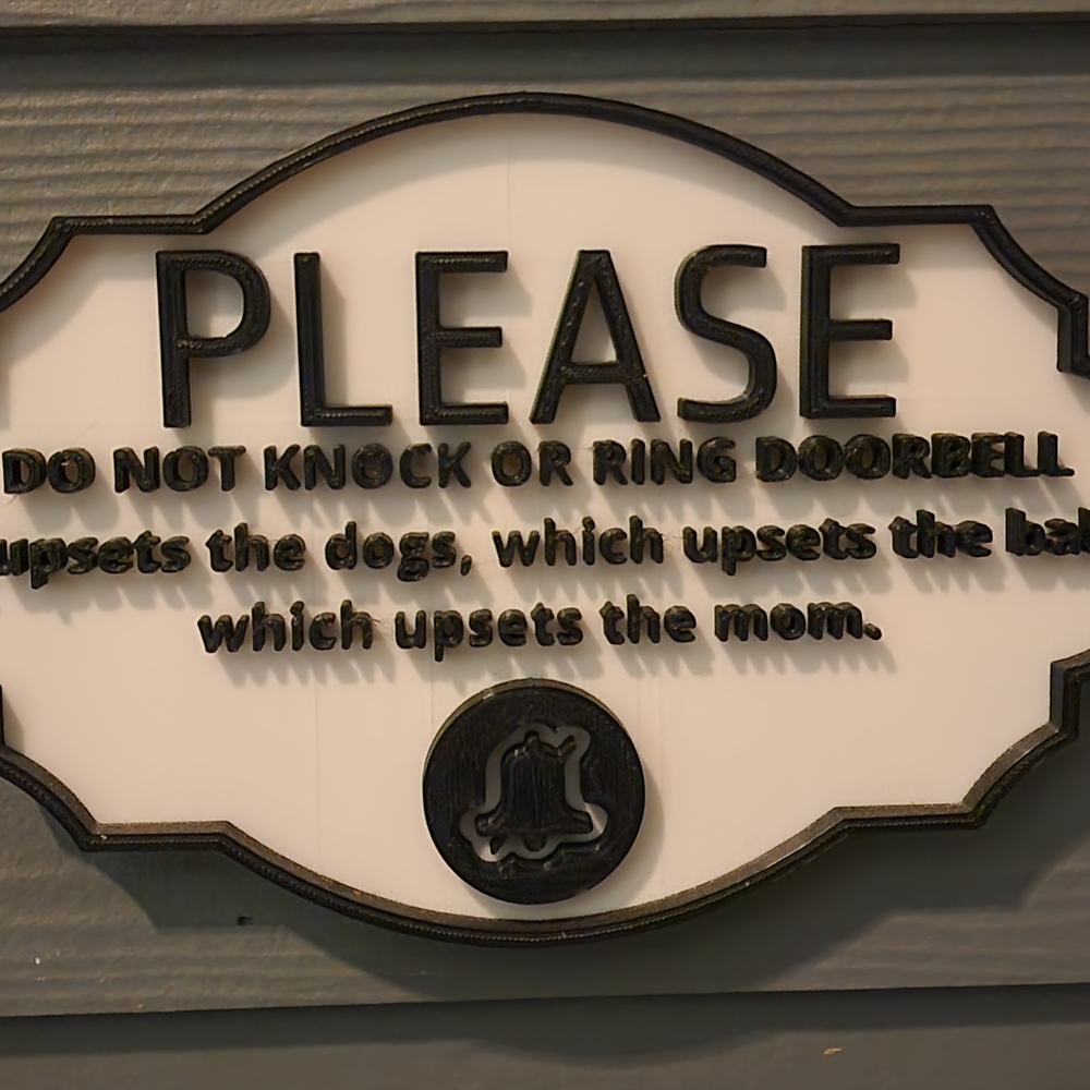 Do Not Disturb Sign